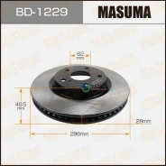 ���� ��������� Toyota/Lexus RAV4 06- ������. (���. 2 ��. ) Masuma BD1229 BD1229 ����
