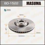 ���� ����. front Lexus GS460/430/350 LH Masuma BD1522, ����� �������� BD1522 ����