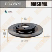 ���� ��������� Mitsubishi Outlander ����. Masuma BD3526 BD3526 ����