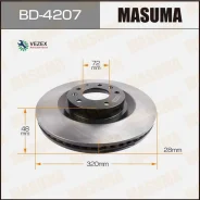 ���� ��������� Mazda CX-7 06- ���. Masuma BD4207 BD4207 ����