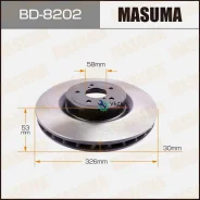 ���� ��������� Subaru Forester/Impreza ���. Masuma BD8202 BD8202 ����