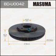 ���� ��������� FORD Ecosport -18 �����. Masuma BDU0042 BDU0042 ����