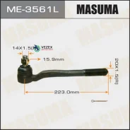 ���������� ������� ���� Toyota 4Runner/Hilux/LAND Cruiser Prado ���. Masuma ME3561L ME3561L ����