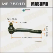 ���������� ������� ���� Suzuki Grand Vitara/SE420 ����. Masuma ME7591R ME7591R ����