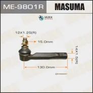 ���������� ������� ���� Toyota IS300/Altezza/Crown/Crown Majesta ����. Masuma ME9801R ME9801R ����