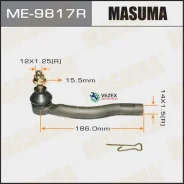 ���������� ������� ���� Toyota Prius/CT200H ����. Masuma ME9817R ME9817R ����