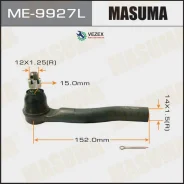 ���������� ������� ���� Honda CR-V 2012- ���. Masuma ME9927L ME9927L ����