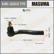 ���������� ������� ���� Masuma Honda CR-V/ RM1, RM4 2012- RH Masuma ME9927R, ������ ME9927R ����