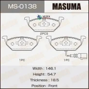 ��������� ������� �������� VAG A3/S3/Octavia/YETI/Caddy/GOLF/�GOLF PLUS/Jetta 10- Masuma MS0138 MS0138 ����