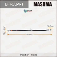 ����� ��������� Toyota Yaris �����. ����. Masuma BH6841 BH6841 ����