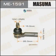 ���������� ������� ���� Masuma Mazda Bongo Friendee / SGEW, SGL5 95-05 Masuma ME1591 ME1591 ����