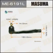 ���������� ������� ���� Honda Civic/CR-V/Integra ���. Masuma ME6191L ME6191L ����