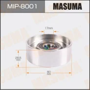 ����� ����� ��� Mitsubishi L200 05- �������� �����. ������. Masuma MIP8001 MIP8001 ����