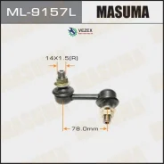 ���� ������������� ���. Mitsubishi Montero/Pajero 06- Masuma ML9157L ML9157L ����