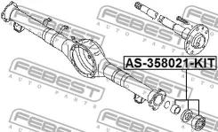 ��������� Febest AS358021KIT ��������� ������ ������� 35x80x21 AS358021KIT ����