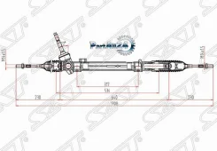 ����� ������� Nissan Qashqai 13-22 / X-Trail 13-22 (����� ����) SAT ST-48001-4BA0A ST480014BA0A ����