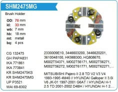 �������������� �������� Mitsubishi 7*18, Pajero, Chariot, KR Krauf SHM2475 ����