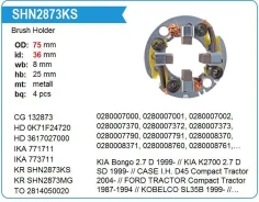 �������������� �������� KIA Bongo 2.7 D 1999- Krauf SHN2873 ����