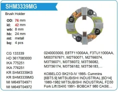 �������������� �������� Mitsubishi Industrial FD30, Cummins Krauf SHM3339 ����