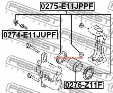 ������� �������� ���������� ��������� d53.9, ����� ����/��� Febest 0276Z11F 0276Z11F ����