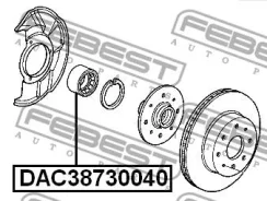 ��������� ����. ���.! Honda Civic 1.3-1.6 EG3/EG4/EG5/EG8/EH9/EJ1 92 DAC38730040 DAC38730040 ����