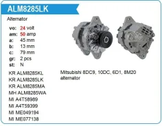 ��������� Mitsubishi 6D34, 8DC9, 10DC, 6D1 24V, 50A, KR Krauf ALM8285LK ����