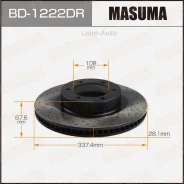 ���� ��������� ��������������� ������. Lexus GX470 2002-2009, Toyota 4Runner 2002-2009, Toyota LAND Cruiser Prado 2002-2009 BD1222DR ����