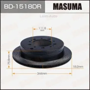 ���� ��������� ��������������� ����. Lexus LX450D 2015-2024, Lexus LX570 2007-2024, Toyota LAND Cruiser 2007-2021, Toyota Tundra 2006-2024 BD1518DR ��...