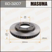 ���� ����. ���. L200, Pajero, Montero 05- BD3207 ����