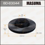 ���� ����. front BMW X5 (F15), X6 (F16), �������� BDE0044 ����