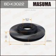 ���� ����. ������. KIA, Hyundai / RIO III, Solaris I [��.2] BDK3022 ����