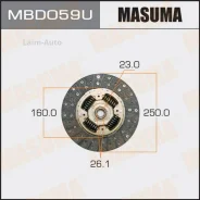 ���� ��������� [250 mm] Mitsubishi Pajero II 3.5 93- MBD059U ����
