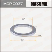 ����� (���������) ��� ����� ������������� Honda 18.3x25.6x2 [��.50] MDP0037 ����