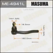 ���������� ������� ���� L Nissan Teana J31 03-08 ME4941L ����