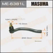 ���������� ���� ������� L Honda Civic 1.4/1.8/2.2 06- ME6381L ����