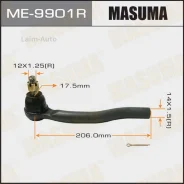 ���������� ���� ������� R Mazda CX-7 2.2D-2.5 07-13 ME9901R ����
