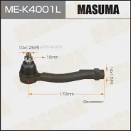 ���������� ������� ���� L Hyundai Sonata IV 1998-2006, KIA Magentis I 2000-2005 MEK4001L ����