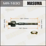���� ������� Mazda 6 GG/ MPS GG/ Wagon GY 02-08/ Atenza GG 02-07 MR1630 ����