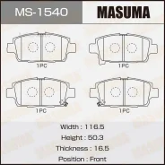 ������� ����. ��� Toyota Celica 99-05/ Corolla 02-07/ MR 2 III 99-07/ Prius 00-09/ Yaris 99-05 MS1540 ����