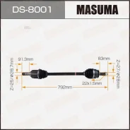 ������ � ����� �������� Subaru Forester 2007-2012, Subaru XV 2011-2017 Masuma DS8001 DS8001 ����