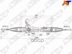 ����� ������� Toyota Corolla (E120) 00-07 / Corolla Fielder 00-06 (����� ����) [178Satst4551002050] ST4551002050 ����