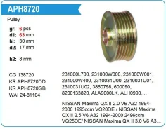 ���� ���������� Nissan VQ25 6pcs Krauf APH8720 ����