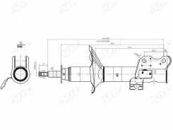 ����������� 333090 KYB FL 4330362C10 / 5430235Y10 / 5430250C28 / 5430252C27 / 5430252C28 / 5430262C, ����� �������� ST543034H225 ����