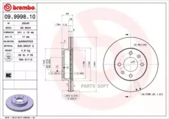 ���� ��������� Standard | ����� | Brembo 09999810 09999810 ����