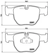������� ��������� (�������) BMW 5-Series 95-04 / 7-Series 94-01 Brembo P44012, �������� P44012 ����