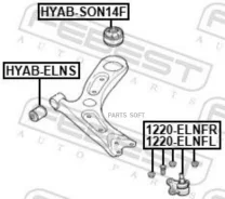 ����� ������� ������ KIA CEED 18-. K3, Hyundai Elantra 15- 1220-Elnfr Febest 1220-Elnfr 1220ELNFR ����