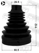 ������� ���� ���������� �������� 80.5x112x26.5 | ����/��� | Febest 1715P-Q5LHT 1715PQ5LHT ����