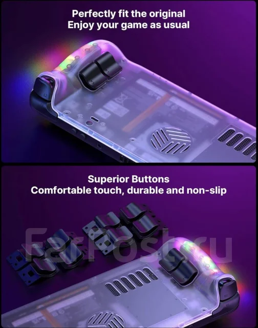 ���� ��� Steam Deck Jsaux RGB Back Plate (PC0106A) ����