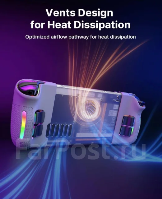 ���� ��� Steam Deck Jsaux RGB Back Plate (PC0106A) ����