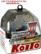 ����� H3 12V 55W 4000K (100W) P0752W ������� Koito �-� P0752W ����